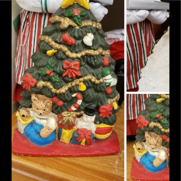 Cast Iron Door Stop Christmas Door - Picture 3 of 14